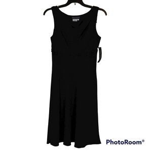 Donna Morgan | NWT Black Beaded Midi Dress | Size 10